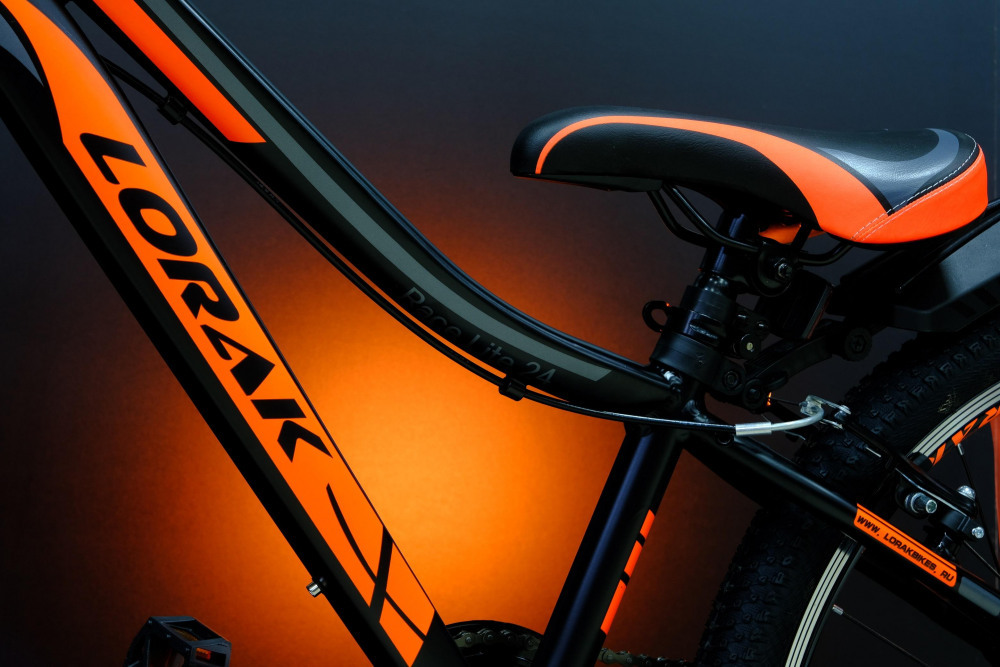 Lorak RACE Lite 24 Матовый Чёрно/Оранжевый