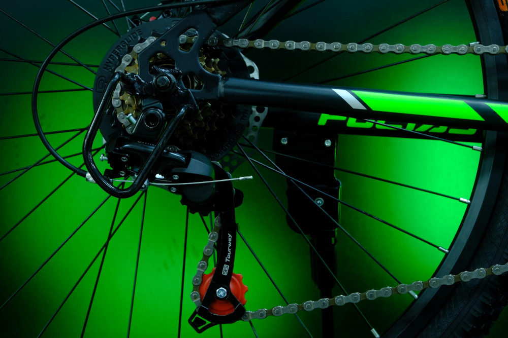 FOLTAS 26 Steel 21sp Чёрный/Зелёный