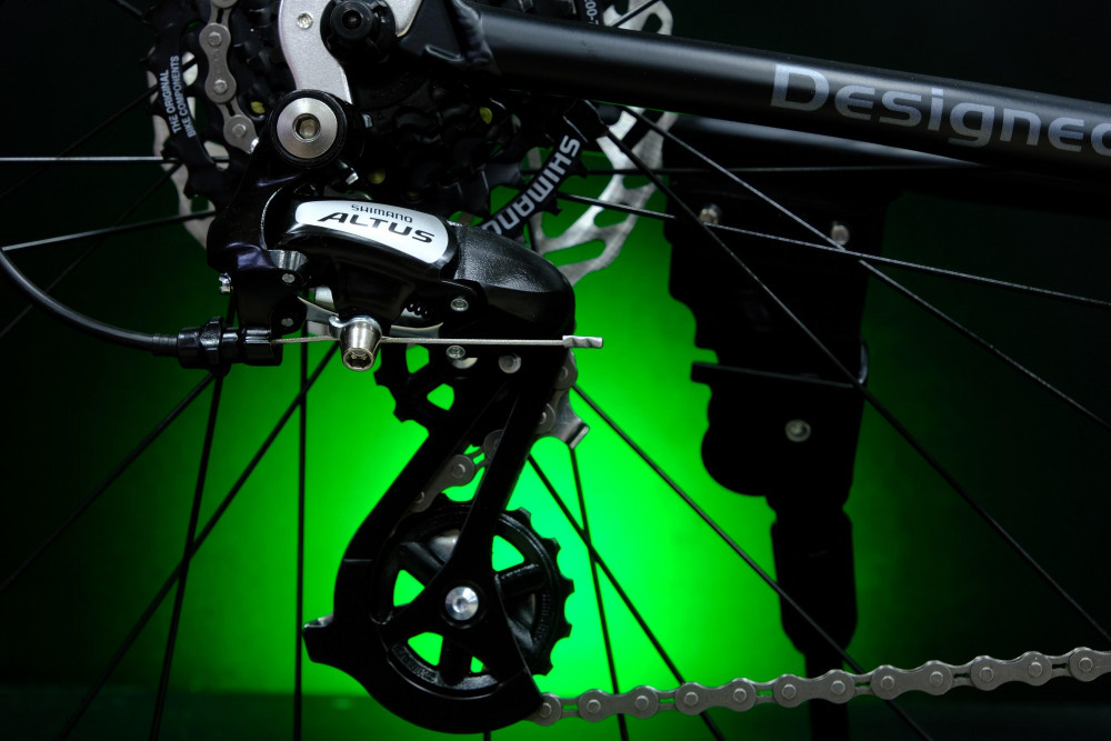 Lorak 2.0 Матовый Чёрный/Зелёный рама 19 (на рост 171-182) (27.5)