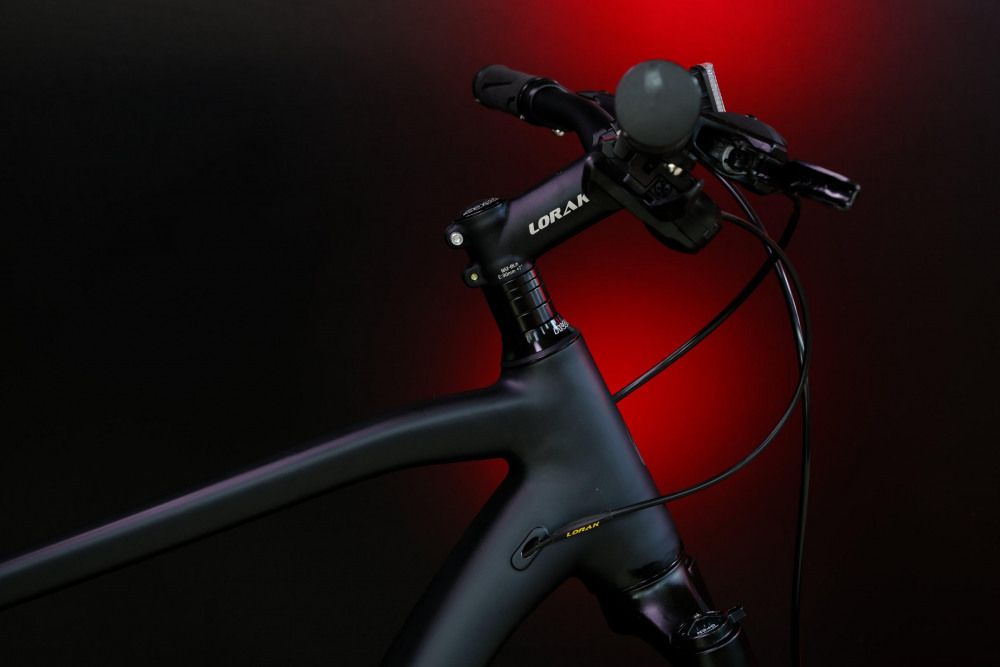 LORAK Sel 9150 8 sp Матовый Чёрный/Серый 23р (на рост 189-205)