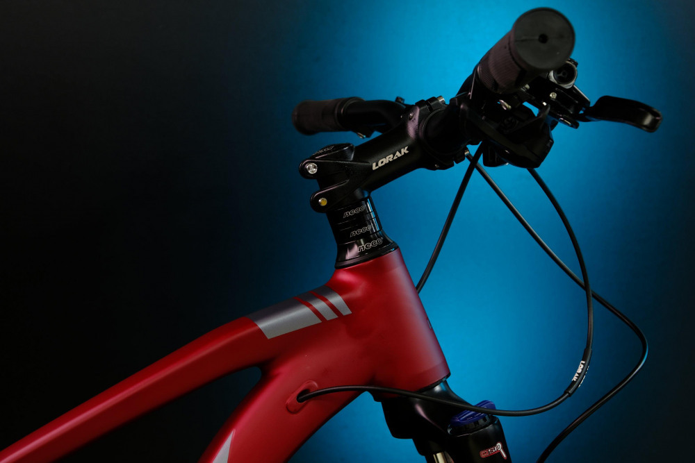 LORAK Sel 9300 Матовый Красный/Серый 22р (на рост 183-193)